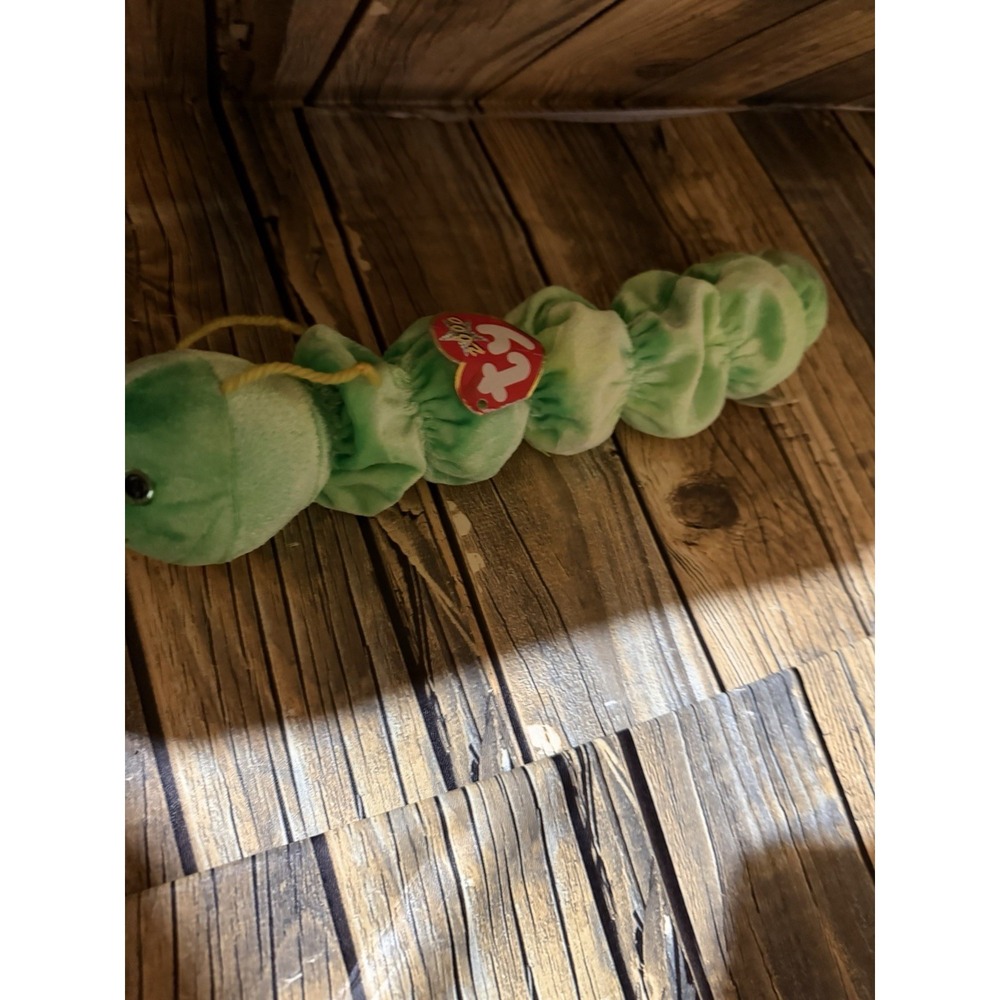 TY 2000 SQUIRMY the WORM BEANIE BABY - MINT with MINT TAGS - Picture 5 of 9